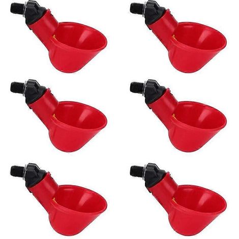 Abreuvoir pour poules, abreuvoir pour volailles, abreuvoir automatique, 6 accessoires pour poulailler (1/5)