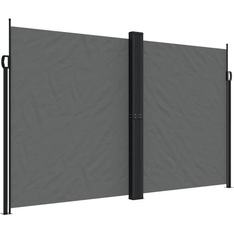 Auvent latéral rétractable anthracite 200x1000 cm (1/5)