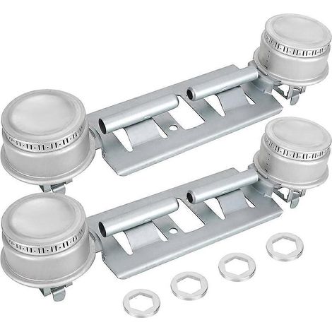 WB16K10026 WB29K17 Ensemble de brûleur double de remplacement pour cuisinière à gaz (1/5)