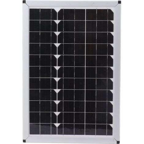 Panneau solaire portable 100 W 18 V en silicium monocristallin, 40 cm de long et 27,4 cm de large, pour voiture, ordinateur portable et lampe. (1/5)