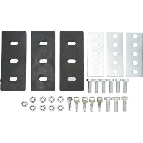 Snow Blower Turbine Modification Kit, 3/8 Inch HD 3 Blades Universal Modifies 2 Stage Machine, Including Installation Hardware, Repeated and Durable (1/5)