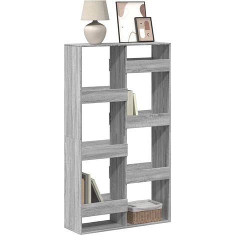 Bücherregal Grau Sonoma 100x33x175 cm Holzwerkstoff