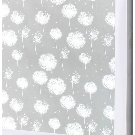 45x200cm Opaque Window Film, Electrostatic Window Film, Privacy Window Film, Self-Adhesive, Easy to Install, Reusable for Bedroom