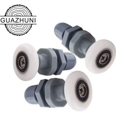 ZOLGINAH 10 einzelne Duschtürschienen/Räder/Rollen/Führungen 23 mm Durchmesser (1/5)