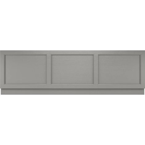 Old London Storm Grey Woodgrain 1800mm Bath Front Panel - LOP207 (1/2)