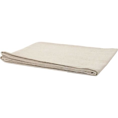 Chemin de Table en Coton 150x50cm Beige Chiné (1/3)