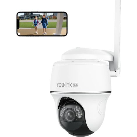 Reolink – Caméra de surveillance 4G LTE 8MP 3840x2160 – Vision nocturne couleur 30m – Pan 355° & Tilt 140° – Détection intelligente PIR (1/5)