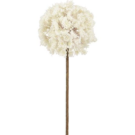 Everlands Weihnachtsdeko Blume 70 cm weiß