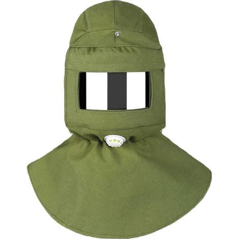 Schutzvisier für die Arbeit, beschlagfrei, gegen Vulkanasche, Gesichtsschutz, Haut- und Haarschutz, für Brand-, Rettungs-, Überlebens- und Outdoor-Abenteuersituationen (1/5)