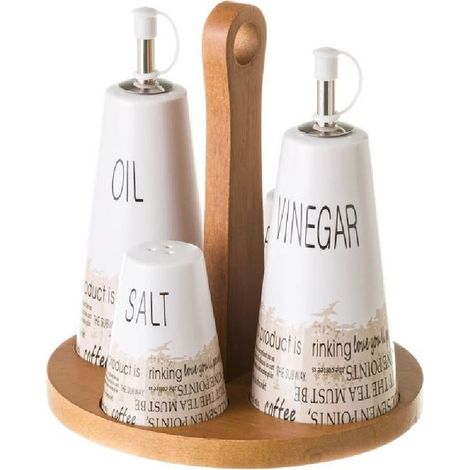 Set huilier vinaigrier salière poivrière (1/3)