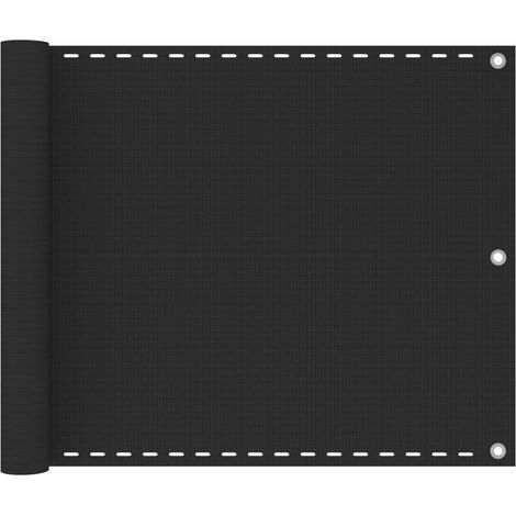 Balkonsichtschutz HDPE 75x600 cm Anthrazit