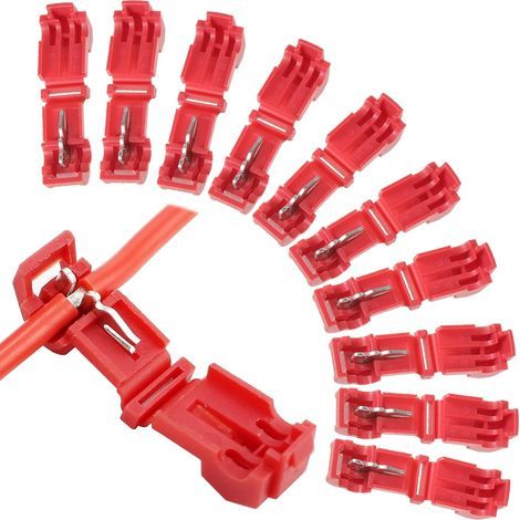 Lot de 10 bornes de raccordement pour tondeuse robot Husqvarna Automower, Worx, Bosch, Gardena - Connecteur rapide (1/5)