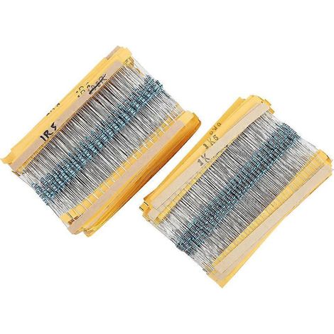 2600-teiliges Set Metallfilm-Widerstände, elektronische Bauteile, 1 Ω – 3 MΩ