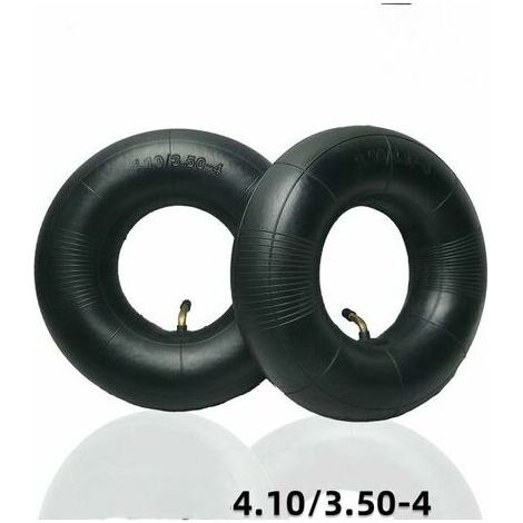 AMXCNOY THSINDE 2-teilige Schlauchreifen, Serie 4.10/3.50-4 Zoll, für Sackkarren, Wagen, Gartenwagen, Rasenmäher, 4.10-4 Zoll Ersatzschläuche (1/4)