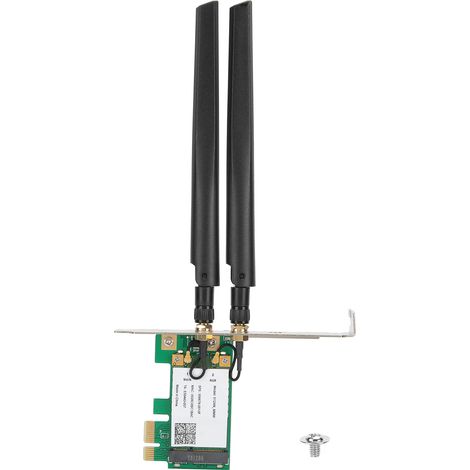 Carte réseau sans fil 300Mbps 5100AGN double bande 2.4/5GHz PCI Express, compatible Windows XP à 10. (1/5)