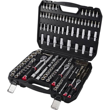 TOOLCRAFT Kit di inserti e bussole 1/2, 1/4, 3/8 196 parti TO-10674597 (1/5)