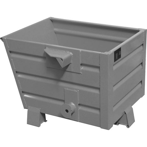 Bauer Südlohn Benne basculante empilable BSK 30, laquée, gris souris (1/4)