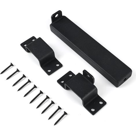 Hot-selling heavy-duty door lock bracket with sliding safety latch and padlock hole, adjustable latch suitable for fences. (1/4)