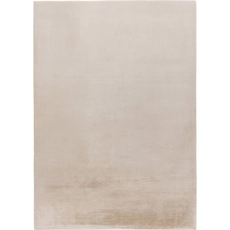 Tapis crème doux et dense à poils courts 21 mm - 150 x 80 cm (1/5)