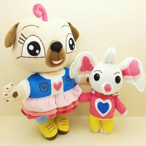 Peluche Chip et Potato, carlin et souris, peluche mignonne pour enfants - 1 Z (1/4)