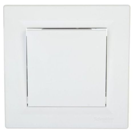 Connecteur en croix Asfora, bornes à vis, blanc, avec cadre EPH0500321