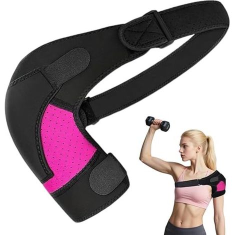 Soutien Sangle Réglable, Support D'épaule, Attelle Épaule, Épaulière de Sport, Attelle Épaules Réglable, Maintien Épaule, Soutien d'Épaule, pour homme et femme, soutien d'épaule doux