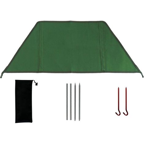 Paravent Pour Feu De Camp - Toile Résistante Au Feu - Pour Cuisine Extérieure Et Barbecue - 1 Pièce (1/5)