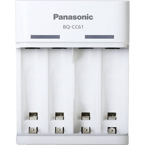 Panasonic Eneloop BQ-CC61 chargeur blanc USB compact (1/5)