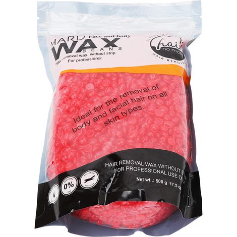 Perles de cire dépilatoire, perles de cire dure, formule à la rose, granules de cire sans papier, conviennent à l'épilation intégrale du corps, pour hommes et femmes. (1/5)