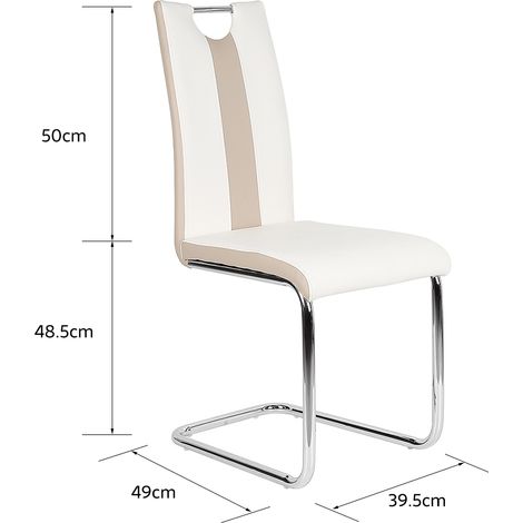 2 pcs - sedie sala da pranzo, sedie da pranzo - Riso bianco principale e ausiliario (1/5)