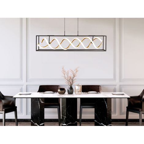 LED Pendelleuchte GIAN mit Fernbedienung dimmbar & Tageslicht, Breite 90cm (1/5)