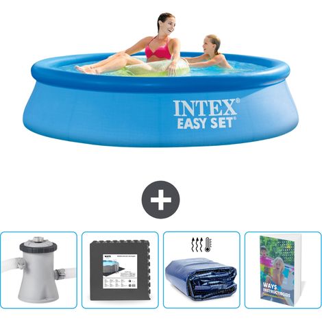 Intex Piscine Easy Set Ronde - 244x61 cm - 5-pièces SCB105 (1/4)
