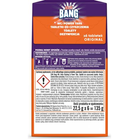 Cillit Bang WC Tabs Origin 6er-Pack.
