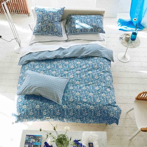 Housse de Couette imprimée en Percale de Coton, Shaqui Porcelain, 260x240 cm (1/2)