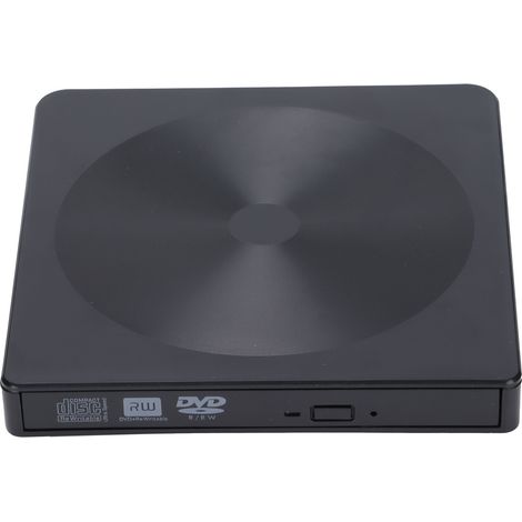 Lecteur optique externe USB Type-C, vitesse stable de 5 Gb/s, Plug & Play, bonne compatibilité avec les lecteurs DVD (1/5)