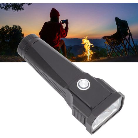 Ensemble d'éclairage LED rechargeable pour vélo, 3 modes, éclairage avant et arrière, lampe torche pour vélo de nuit (1/5)