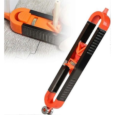 Gabarit de contour, duplicateur de gabarit de contour, gabarit de contour précis avec verrouillage, gabarit de profil de contour pour angles, motifs de menuiserie et carrelage (1/3)