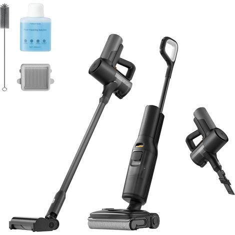 Roborock F25 Lite Combo - Aspirateur Eau et Poussière Sans Fil 4-en-1, Laveur de Sols, Balai 25000 Pa, 60 min, Autonettoyant 95°C (1/5)