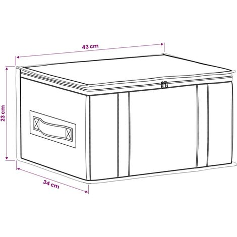 Maison Exclusive - Scatola di stoccaggio con finestra trasparente in alto 6 pz (1/5)