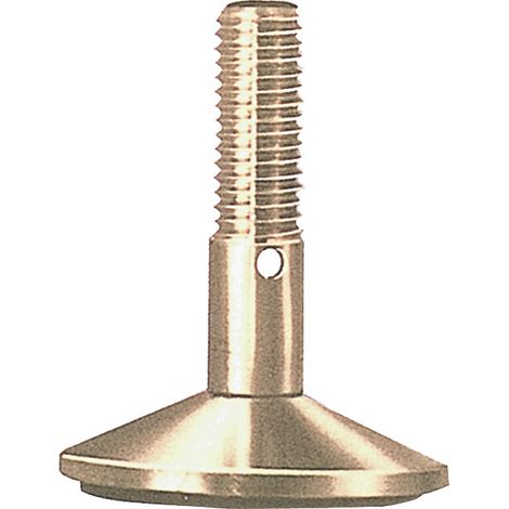 PIEDINO REGOLABILE OTTONE MA12 X D 50 MM- 10,0 pz