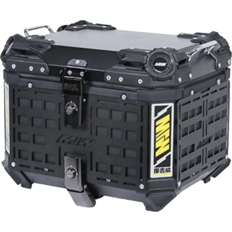 Baúl para motocicleta, impermeable, de liberación rápida, reforzado - 45L (1/2)