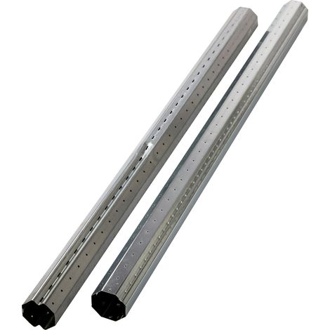 Achtkantstahlwelle 86005 für Rollladensystem Maxi – 60mm Durchmesser – Verzinkter Stahl – Exakte Aufwicklung – Stanzungen für individuelle Aufhängung – Schellenberg (1/5)