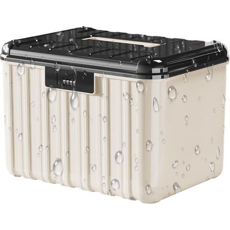 Boîte De Rangement Verrouillable,Avec Serrure À Combinaison Moderne Double Couche - Coffret De Sécurité Pour Effets Personnels - pour Objets Personnels Bijoux Montre Clés Cartes Portefeuille (1/5)