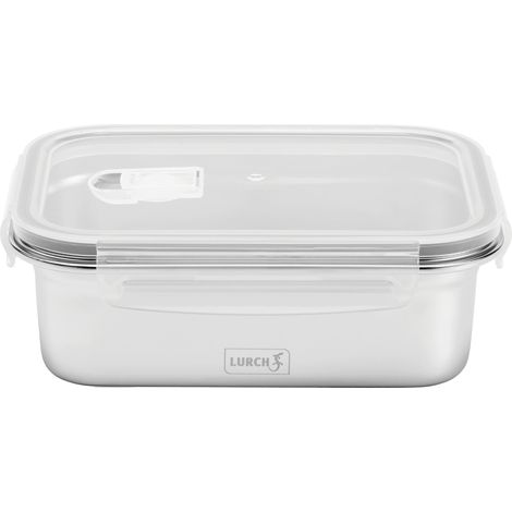 Contenitore per alimenti, acciaio inossidabile/plastica, 1,2 litri, sicurezza/lurch (1/5)