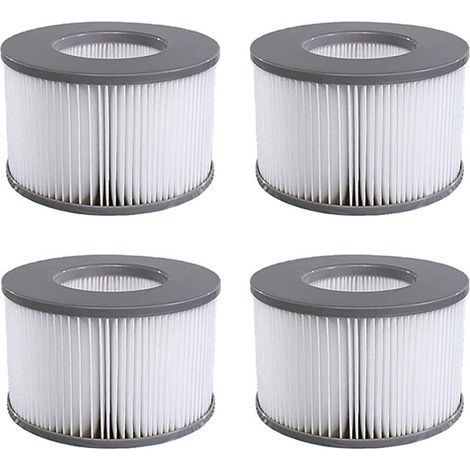 Filtre Spa Lite pour MSPA,Filtrepour MSPA Whirlpool Filter - Cartouches Filtrantes pour Sous - Bateaux et spa Chauds - Modèle à partir de 2020 (4pcs) (1/2)