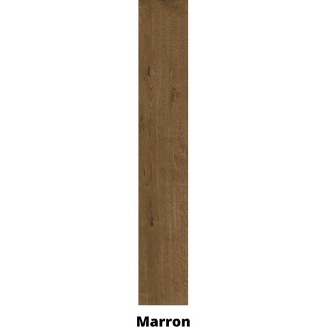 Carrelage effet parquet LONGBOW 120x19.4cm Marron - Mat - boîte de 0.93 m2 120x19.4 cm Marron - Mat - boîte de 0.93 m2