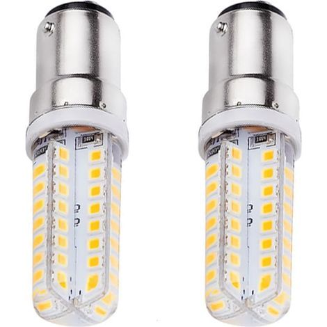 Lot de 2/10 Ampoules LED Maïs B15, Ampoule à culot B15 à intensité Variable 3 W équivalent à 30 W, Lampe à économie d'énergie pour éclairage Domestique, Ventilateur de Plafond, lustres (1/5)