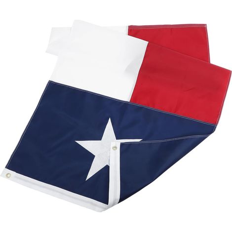 Drapeau Texas Polyester Résistant Aux UV Décoration Extérieure pour Jardin et Fête Ornement Étatique Américain (1/5)