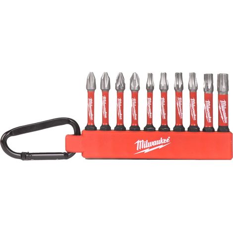 Cacciavite Milwaukee shockwave impact duty 10 pezzi durevole adattamento perfetto (1/2)