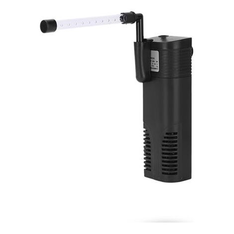 Filtre interne pour aquarium avec débit réglable et pompe à eau pour aquariums jusqu'à 20 litres, silencieux, 3 W. - AquaForge (1/5)
